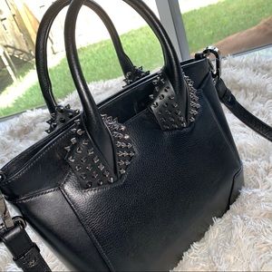 Louboutin Eloise leather spike tote